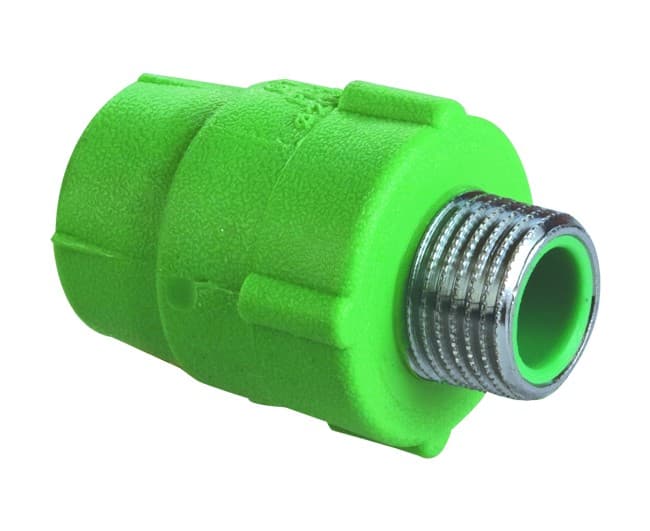 Giunto Filettato Maschio Polipropilene Ø 20 x ½ Wavin Italia - 2
