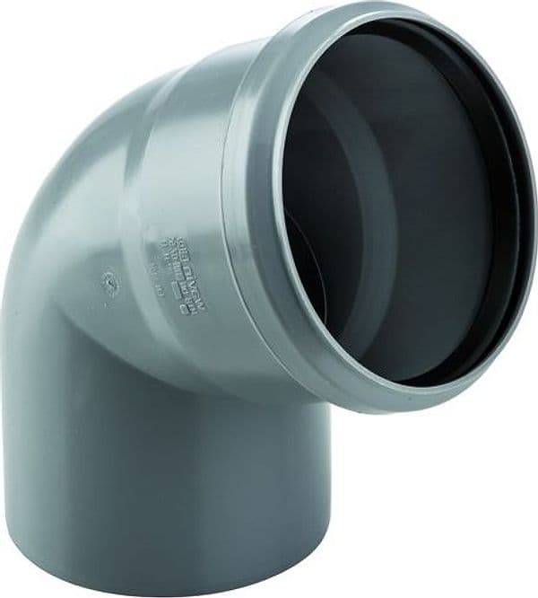 Curva 67 ° ad Innesto in PP con Guarnizione Serie ED Tech Ø 32 Wavin Italia