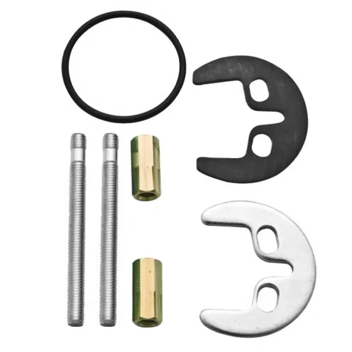 Fissaggio per Rubinetti 2 Fori Cromato Idroweb - 2