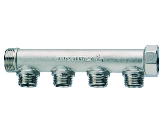 Collettore Lineare in Ottone per Riscaldamento Maschio Femmina ¾ x ½ 4 ITAP - 2
