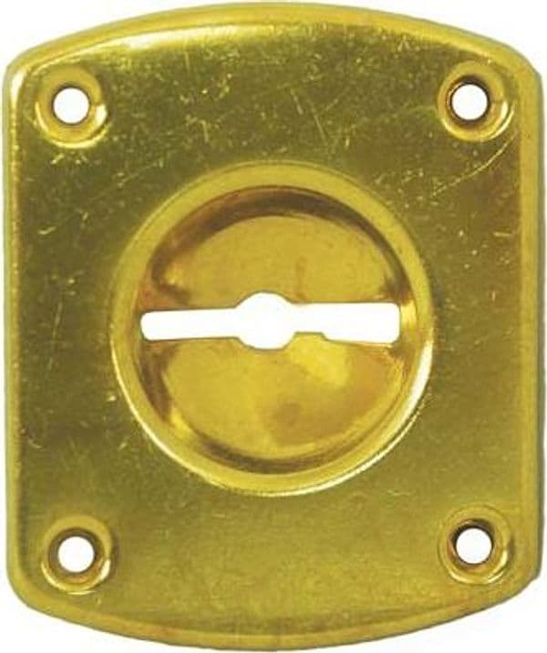 Mostrina Rettangolare Doppia Mappa 31 Cr Ottone Incavo Mm 8 mm 46X30 - 2