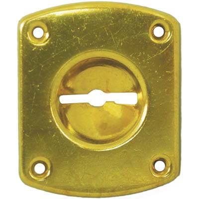 Mostrina Rettangolare Doppia Mappa 31 Cr Ottone Incavo Mm 8 mm 46X30 - 2