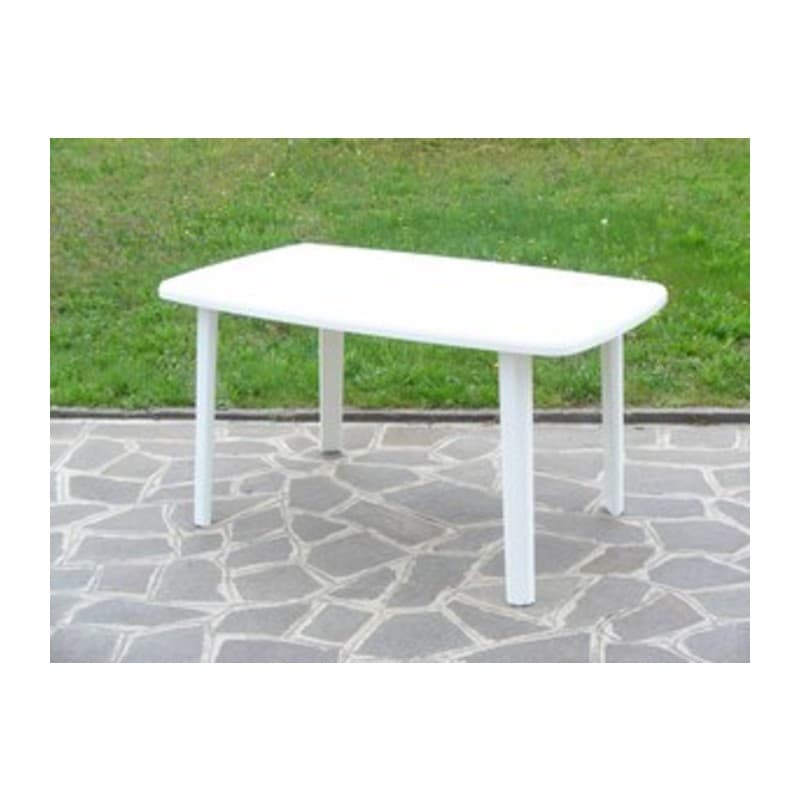 Tavolo Resina ART.56 137 x 85 cm Bianco - 2