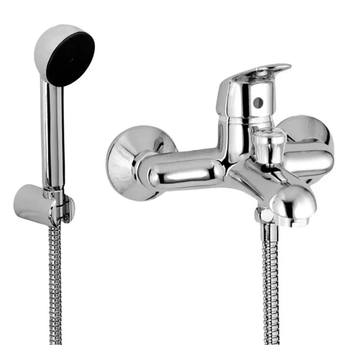 Rubinetto Miscelatore Vasca con Doccetta e Flessibile 1,50 cm Kappa 11210M - 2