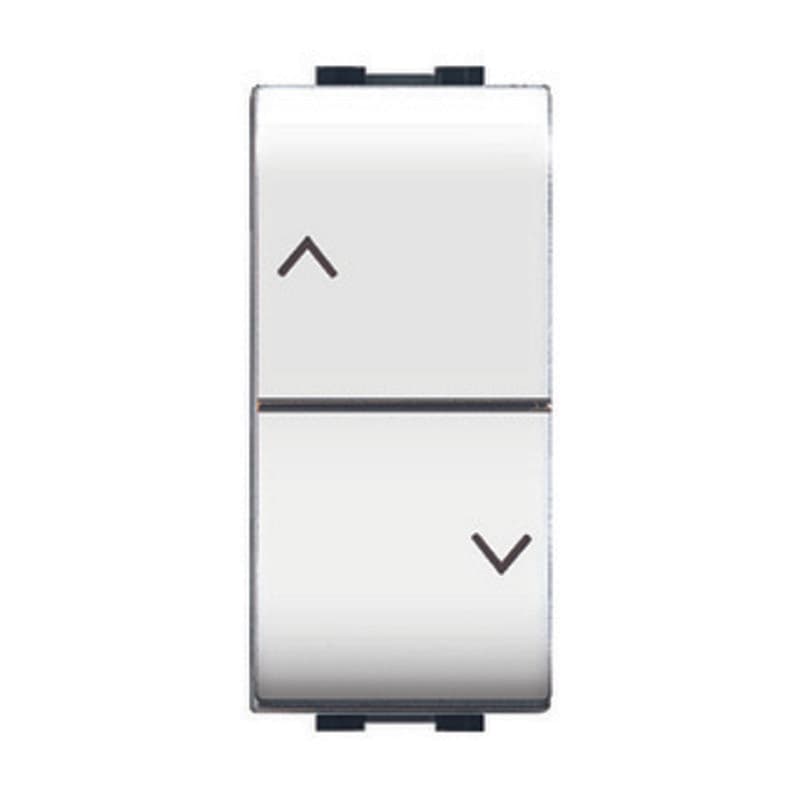 Life 4022 Wh Doppio Pulsante per Tappar Bianco Elettrocanali - 2