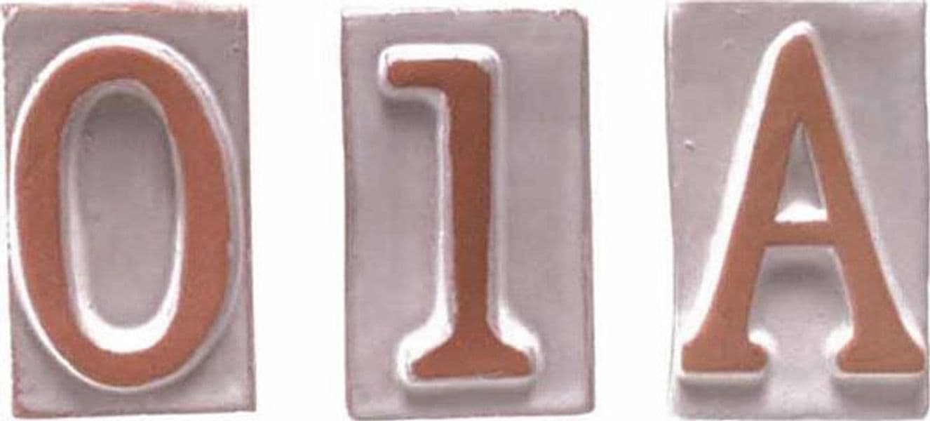 Bl Numero Civico 7 in Terracotta 5 x 9 cm 6,0 Blister - 2