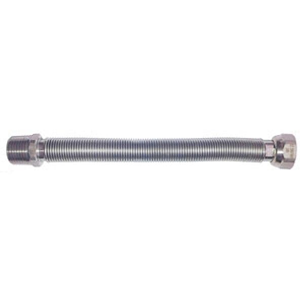 Raccordo INOX Estensibile Acqua 3/4 Mf 200 400 mm - 2
