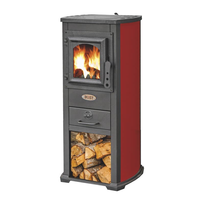 Stufa Legna 5 Kw Berna Lux Rosso – Idroweb