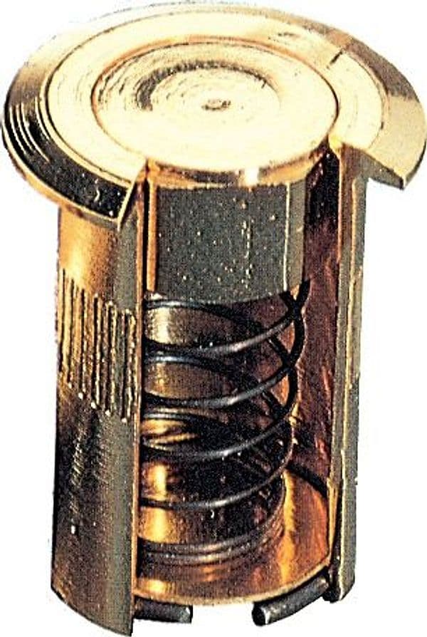 Sc Pozzetto a Molla Ottone Lucido Ø 14 x 30 mm Artibrevetti 5 Pezzi – Bricogo