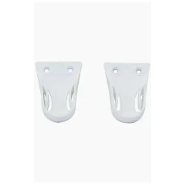 Reggitubo Laterale D 18 mm con Perno Bianco* 200 Pezzi - 2