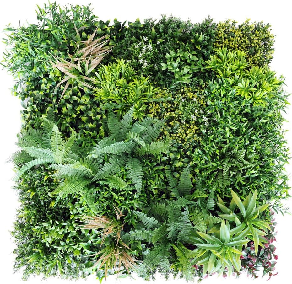 Siepe Artificiale Pannello 100 x 100CM Jungle 2 Pezzi - 2