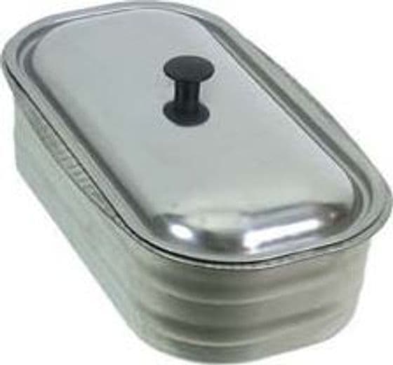Vaschetta Inox con Coperchio per Cucine a Legna 3,5 Inox Nordica - 2