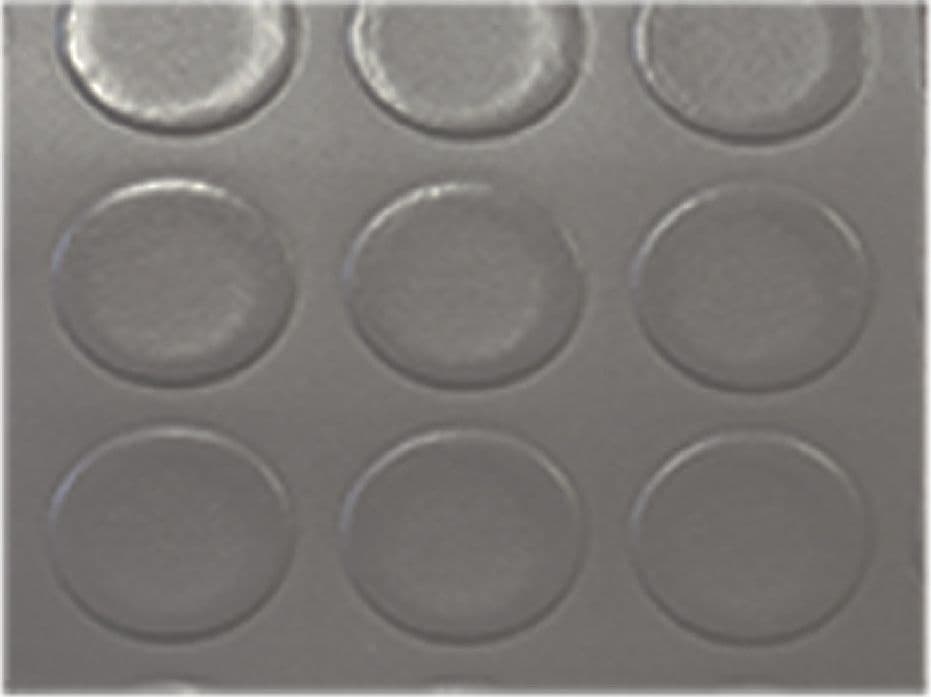 Tappeto a Bolle Grigio Sc. Spessore 1 X in PVC 30 Mt 1 mm - 2