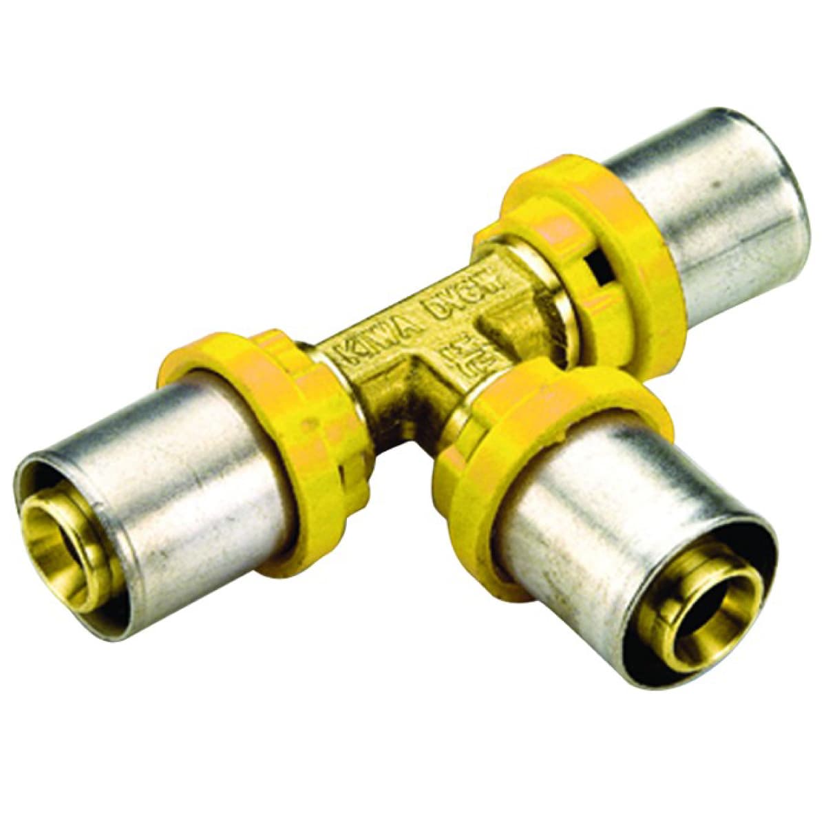 Raccordo Tee Intermedio Ridotto per Tubo Multistrato Ø 20 x 16 x 16 TIM - 2