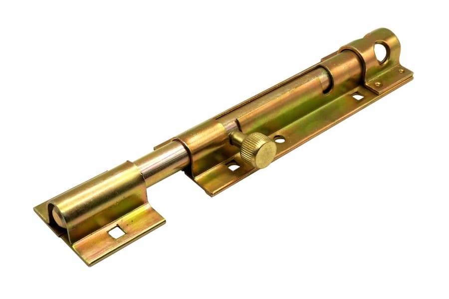 Catenacciolo a Cannone in Ottone 100 mm Oro 10 Pezzi - 2