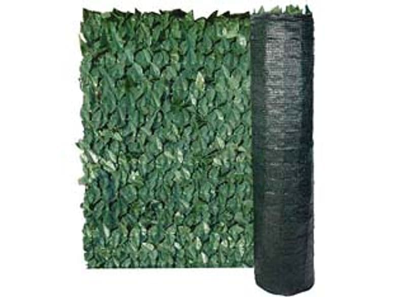 Siepe Ornamentale Artificiale Foglie di Lauro con Rete Cod 481038 - 2