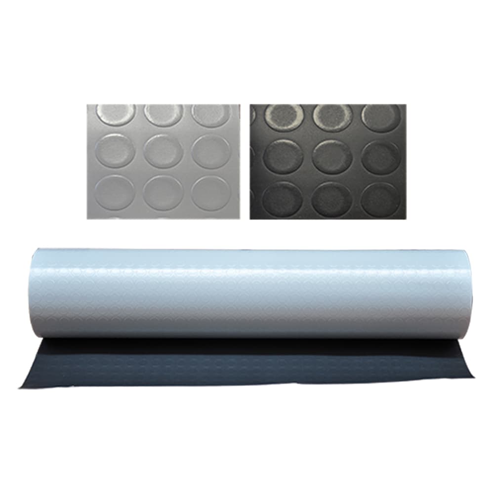 Tappeto a Bolle Grigio Ch. Spessore 1 x 30 mt 1 mm - 2