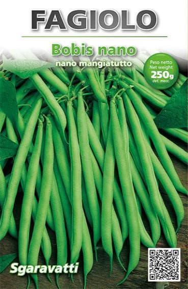 Semi per Fagioli Fagiolo Bobis Sgaravatti Bianco 250 gr - 2