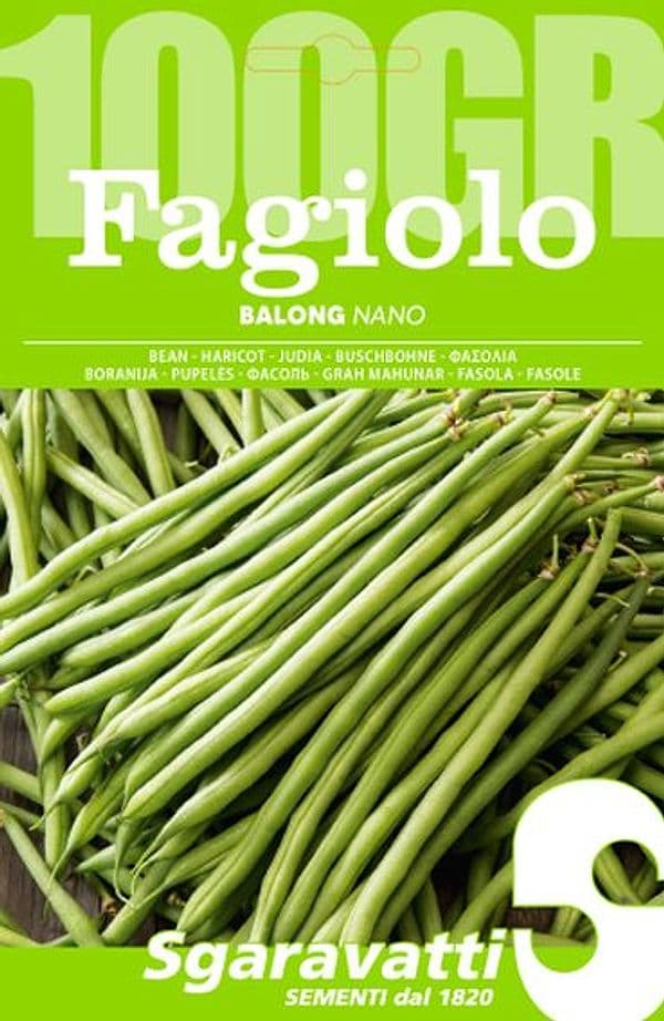 Semi per Fagioli Fagiolo Nano Balong Sgaravatti 5 Pezzi 100 Gr - 2