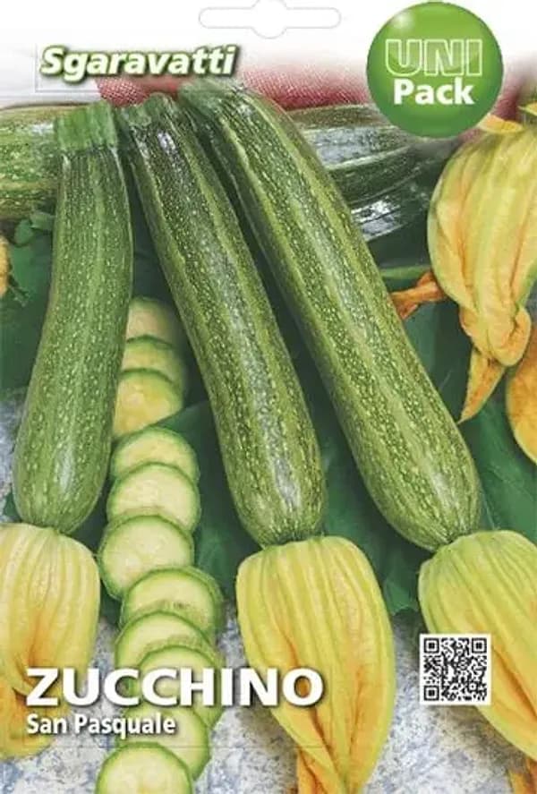 Semi per Ortaggi e Vegetali Zucchino S.pasquale Sgaravatti 10 Pezzi - 2