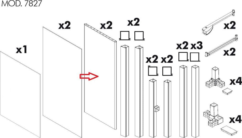 Zz Sportello DX SX x Kit Coprilavatrice - 2