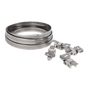 Morsetti per Fascette Stringitubo SS430 50 Pezzi - 2