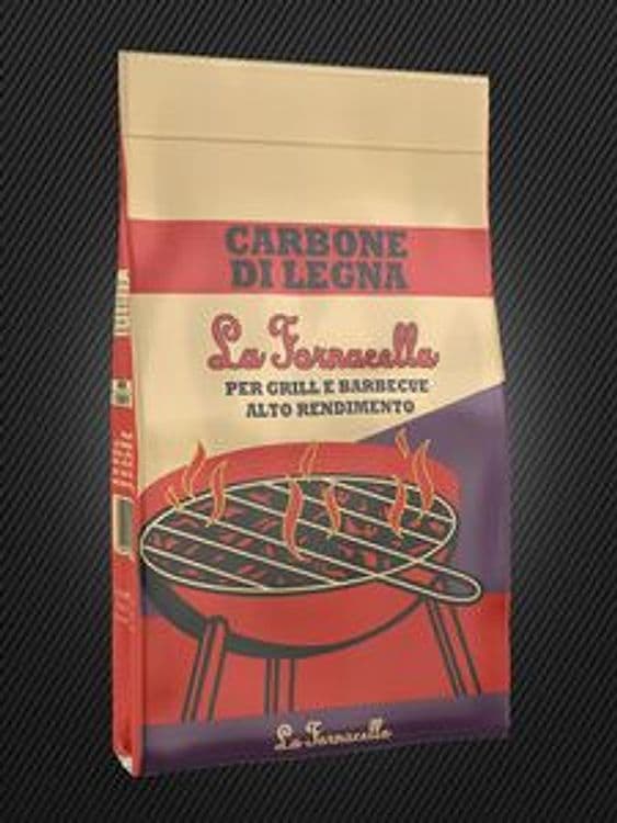 Carbone di Legna la Fornacella 3 kg 6 Pezzi - 2