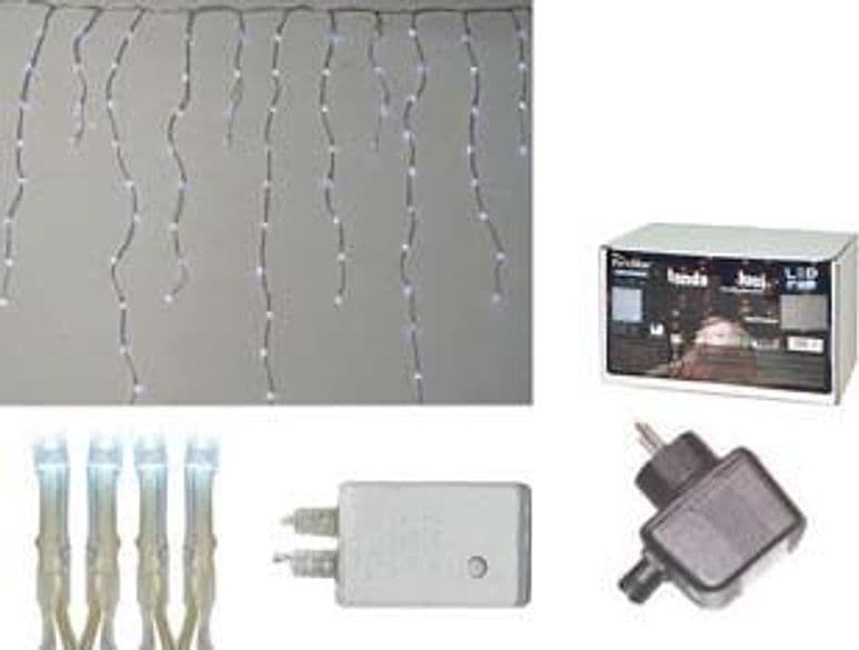 Tenda SFALSATA150 LED Bianco Freddo per Esterno con Gioco Luci 2,7 m x 0,9 - 2