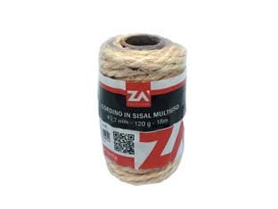 Spago in Sisal Naturale Ø 2,7 mm x 18 m 6 Pezzi - 2