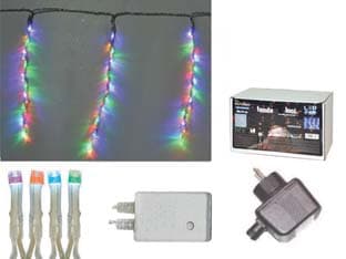 Tenda 288 LED Multicolor per Esterno con Gioco Luci 5 m + 6 m x 1 36 Fili - 2