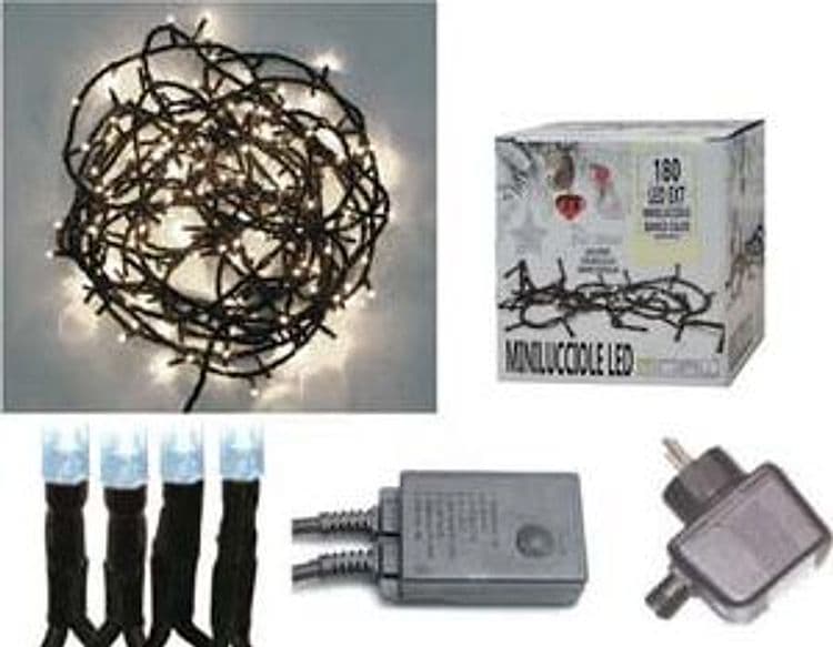 Minilucciole a LED Bianco Freddo per Esterno con Gioco Luci 300 LED 5 m + - 2