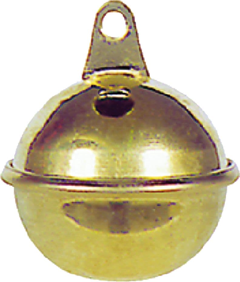 Sonagli in Ottone Lucido 12 Pezzi Ø 19 mm - 2