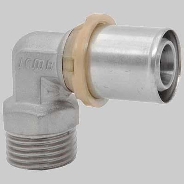 Raccordo Curvo Maschio a Pressare Icma 16 x 3/4 - 2