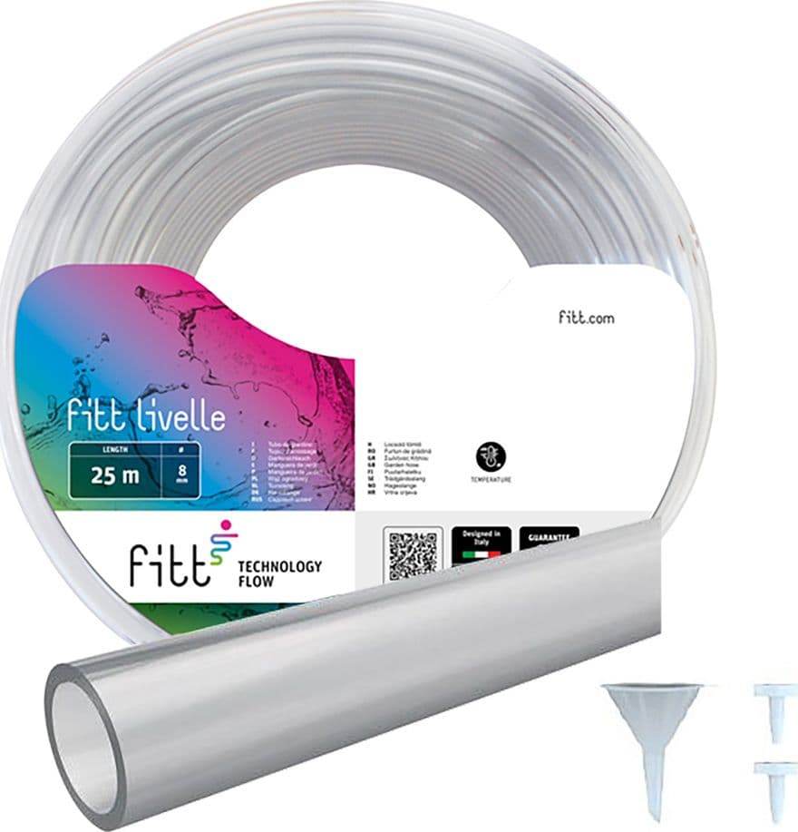 Tubo per Livello in Kit 25 Fitt Ø 8 X 11 Mt