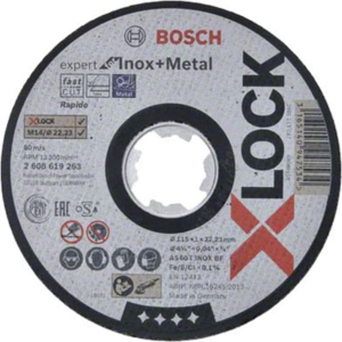 Bosch a Disco per INOX Xlock Ø 115 x 1 mm Bosch - 2
