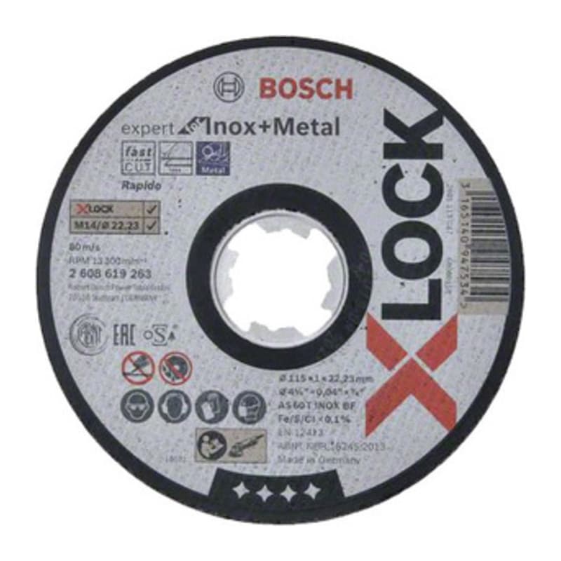 Bosch a Disco per INOX Xlock Ø 115 x 1,0 mm Bosch - 2