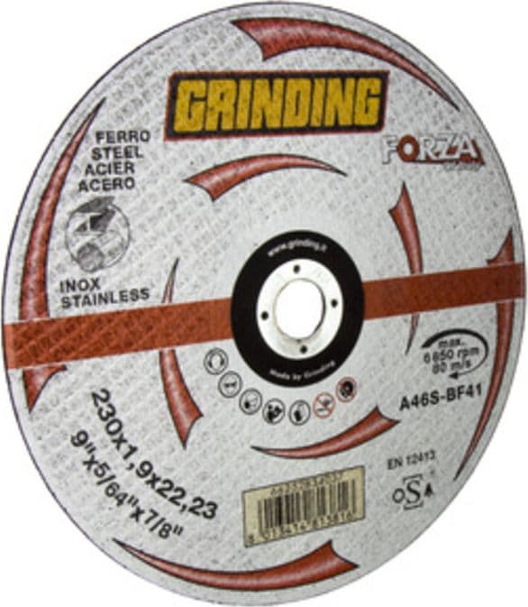 Grinding Forza Disco Ferro Piano 230 x 1,9 25 Pezzi - 2
