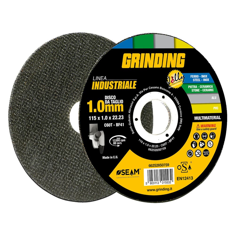 Mola Abrasiva 'Jolly Grinding Linea Industriale' 10 Pezzi Ø 125 x 1,6 - 2