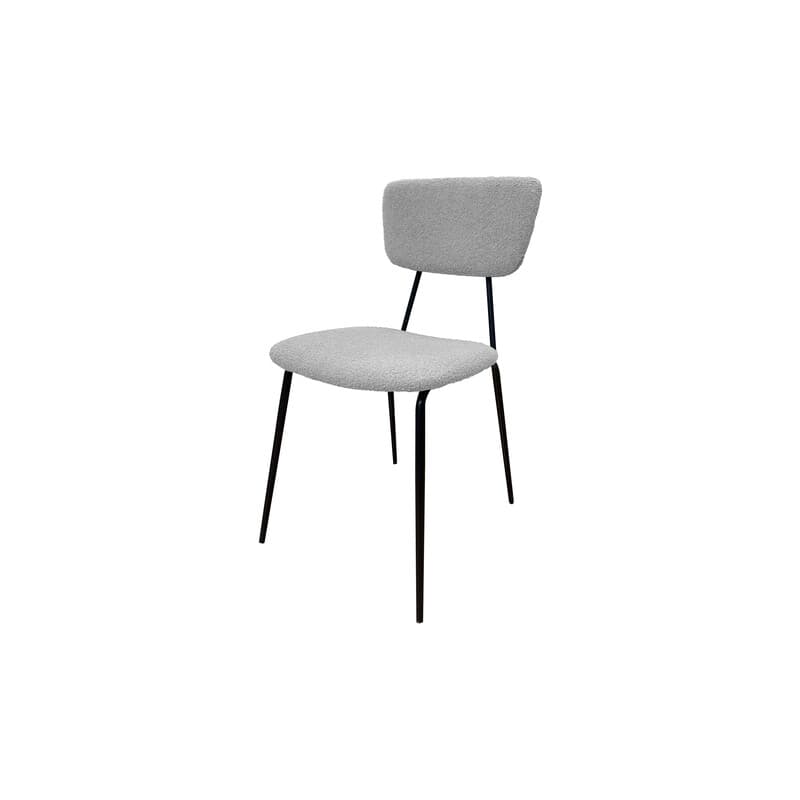 Sedia Kore Tessuto Bloucler Grigio Chiaro 24 4 Pezzi - 2