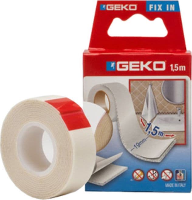 Nastro Biadesivo Geko MM.19 x 1,5M 24 Pezzi - 2