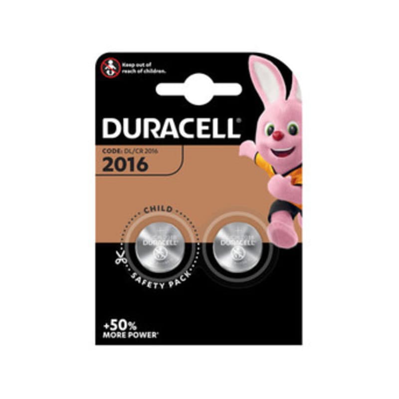 Duracell Batteria a Bottone CR2016 Bl 10 Confezioni - 2