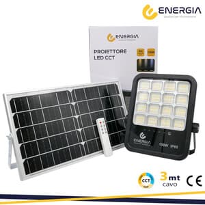 Faro con Pannello Solare 150W 1600LM Cct Telecom - 2