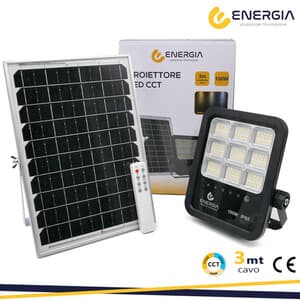 Faro con Pannello Solare 100W 1100LM Cct Telecom - 2