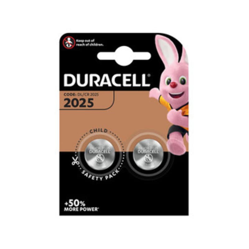 Duracell Batteria a Bottone CR2025 Bl 10 Confezioni - 2