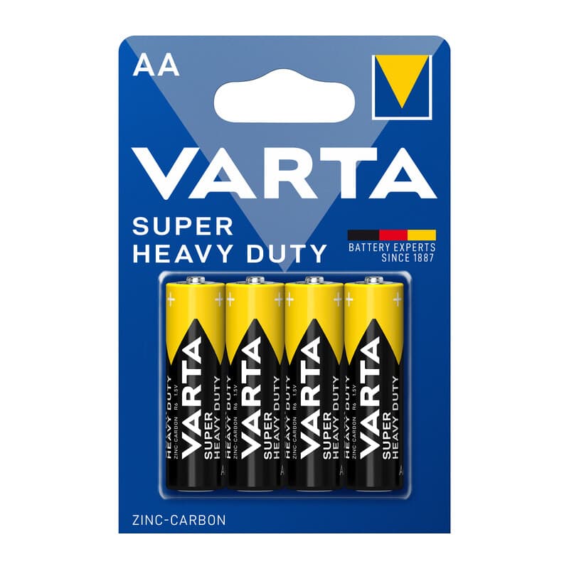 Varta Batt Superlife Zinco Stilo Bl 12 Confezioni - 2