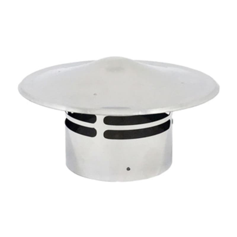 Terminale di Scarico con Cappello INOX Pellet Ø 10 cm - 2
