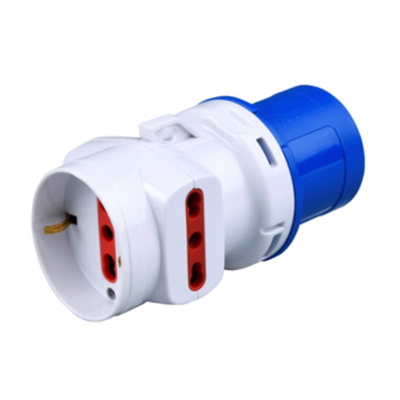 Rosi 1878 Adattatore Industriale 2P Bip e Sch IP20 - 2