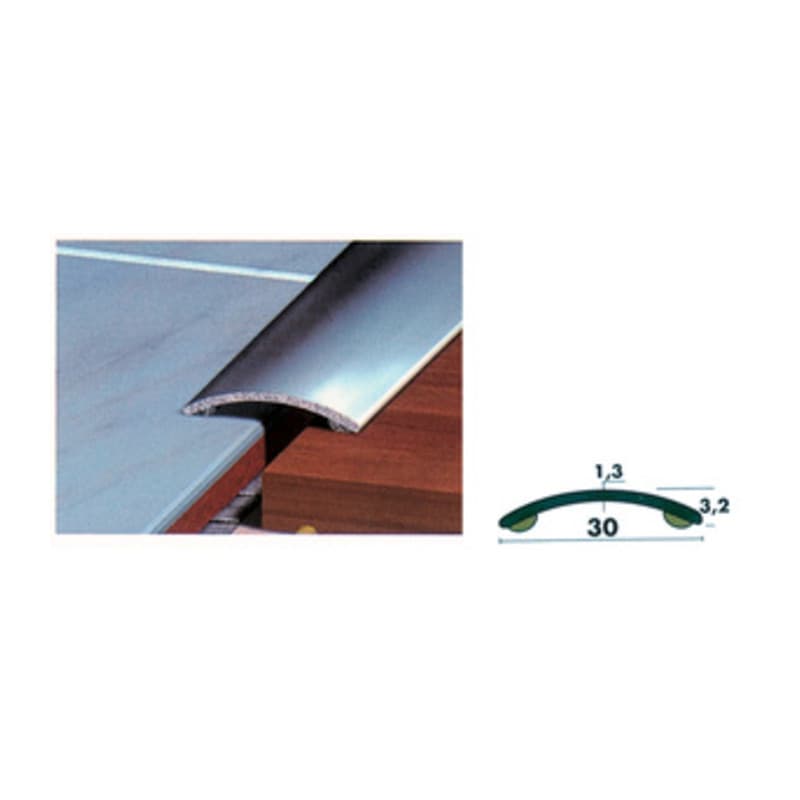 Coprisoglia Alluminio Argento Adesivo 200 cm Alfer Aluminium - 2