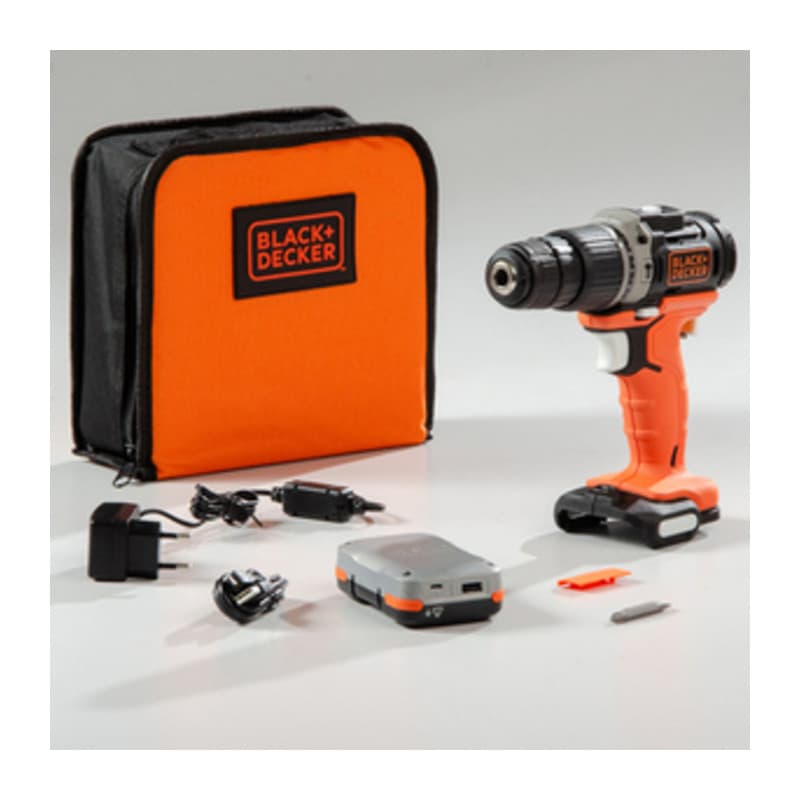 Trapano B e D 12VP 1,5AH BDCHD12 S 1 Kit Black e Decker - 2
