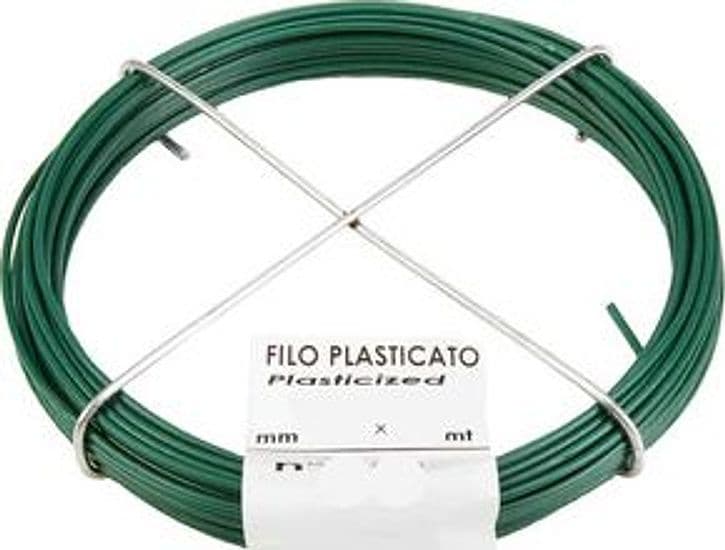 Matassina Filo Plasticato N. 8 Ø 1,6 mm 16 m Verde 30 Pezzi - 2